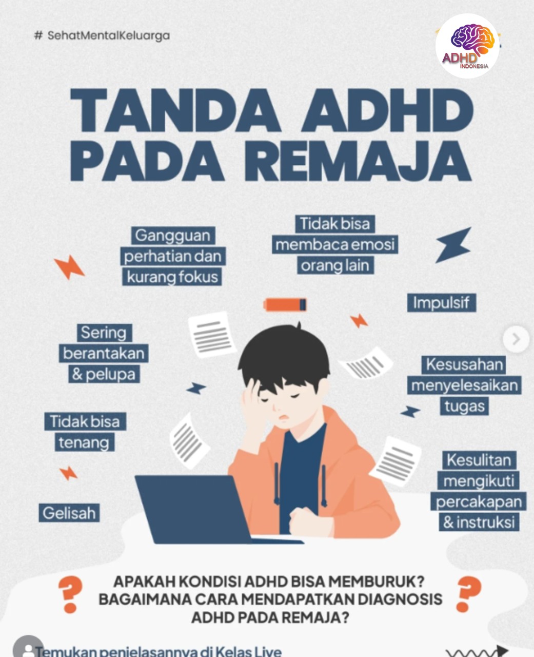 Screening ADHD Non-Diagnostik: Edukasi Awal bagi Orang Tua di Kabupaten Halmahera Barat