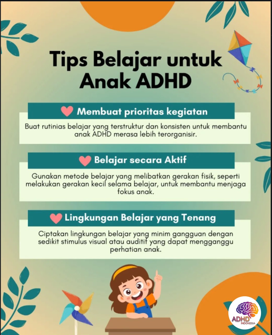 Strategi Belajar yang Cocok untuk Anak ADHD di Kabupaten Halmahera Barat